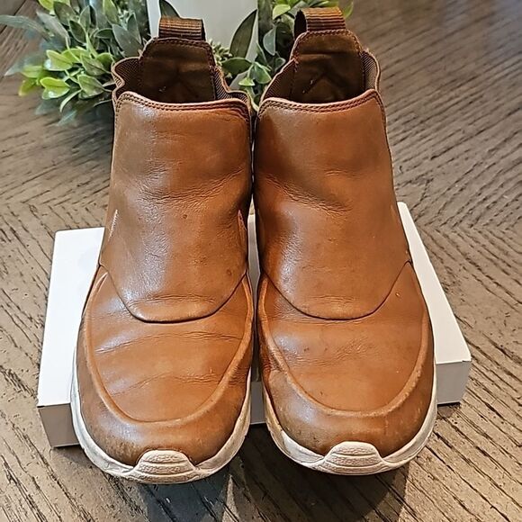Nike Air Max Thea 7.5 mid ale brown leather sneakers boot - Picture 2 of 10